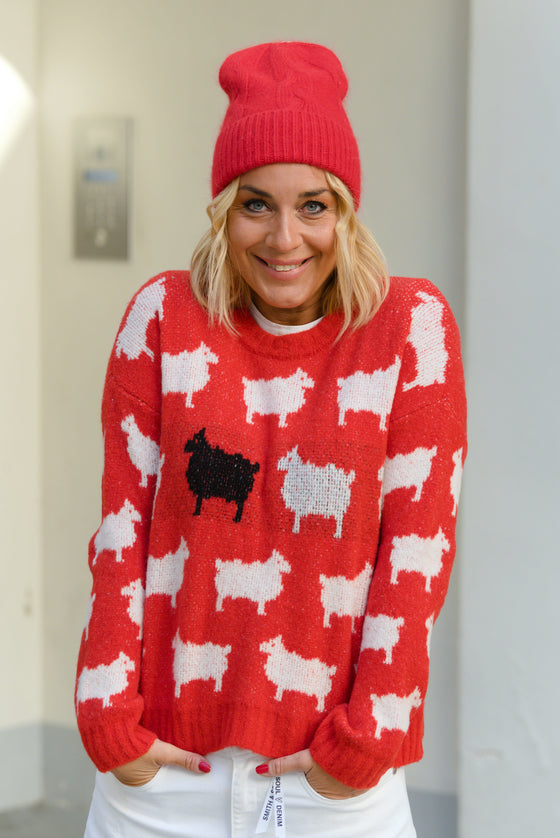 Pleten Pulover z vzorcem