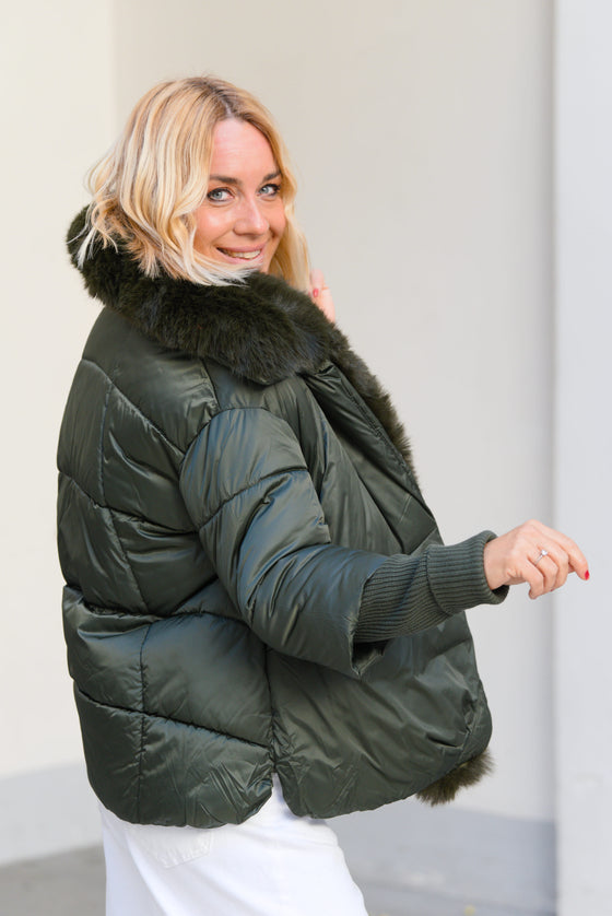 Short Faux Fur Jacket