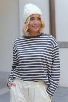  Črtasta Majica Smith&Soul