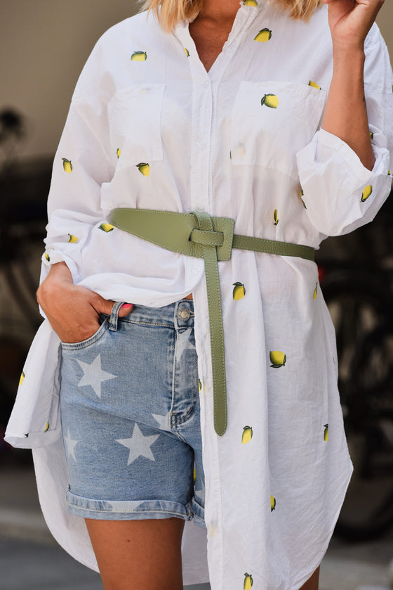 Kratke Jeans Hlače s potiskom zvezd