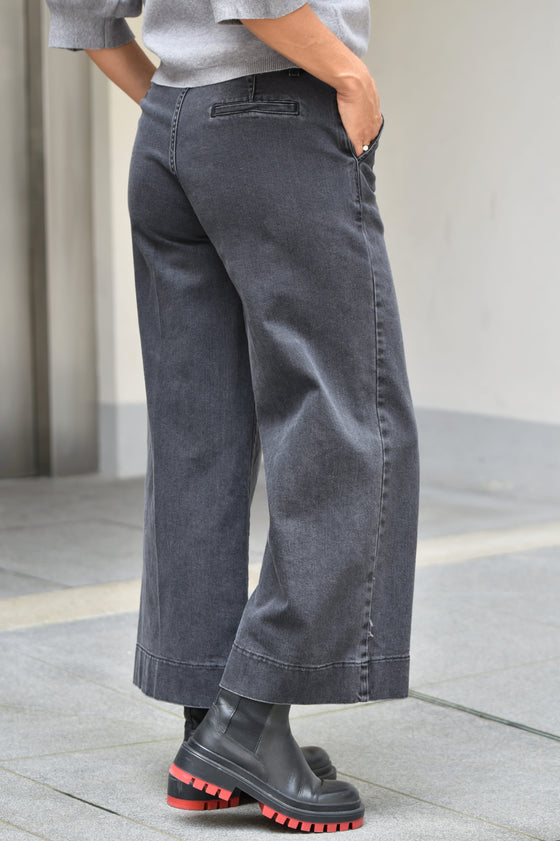 Široke Jeans Hlače