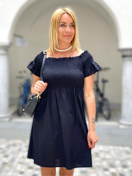 Poletna Obleka s prožnim zgornjim delom v več barvah