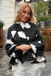 Jakna s kontrastnim cvetličnim vzorcem Wendy Trendy