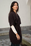 Dolga Pletena Jopica s pasom