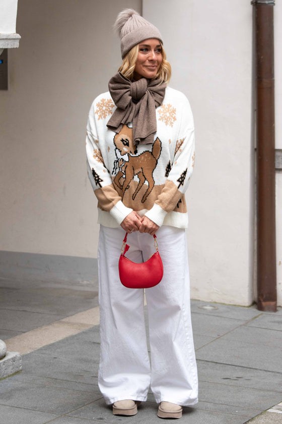 Božični Pulover Bambi v več barvah