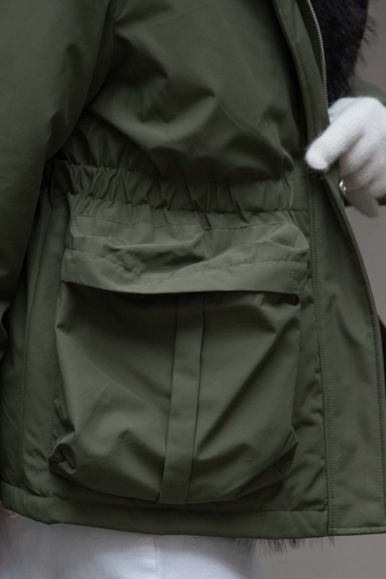 Jakna z umetnim krznom