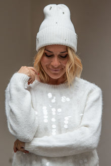  Pleten Pulover z bleščicami v več barvah