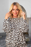 Leopard Komplet – Pulover in Hlače v več barvah