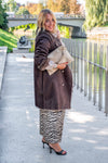 Eleganten Daljši Plašč v več barvah