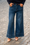 Široke Jeans Hlače