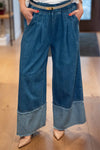 Široke Jeans Hlače