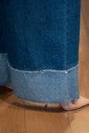 Široke Jeans Hlače
