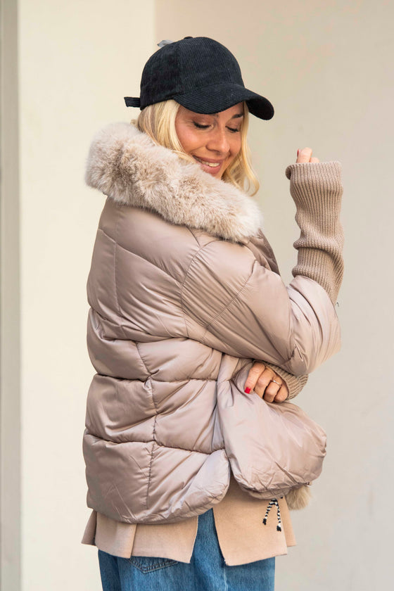 Short Faux Fur Jacket