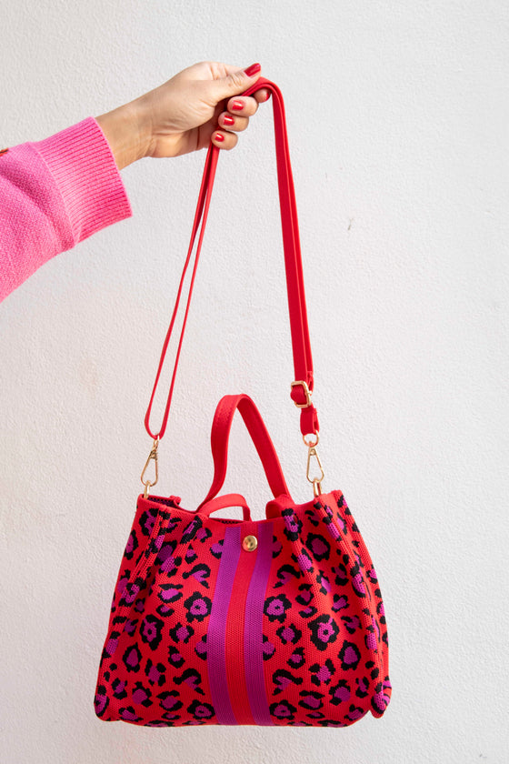 Pletena Torba z živalskim vzorcem