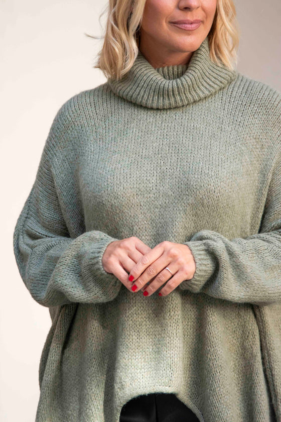 Oversize Pleten Pulover v več barvah