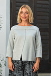 Pulover Wendy Trendy z izrezom na sprednji strani