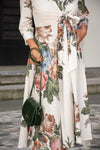 Elegantna Cvetlična Obleka