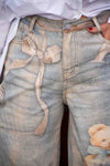 Jeans Hlače s potiskom