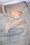 Jeans Hlače s potiskom