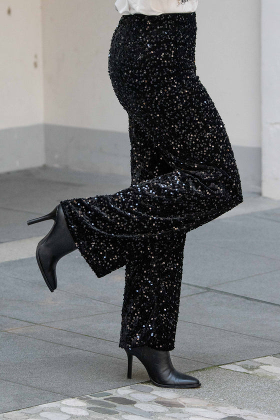 Elegantne bleščeče Hlače