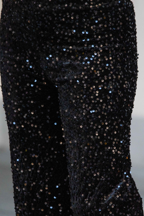 Elegantne bleščeče Hlače