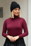 Deep Pink pullover sweater in multiple colors