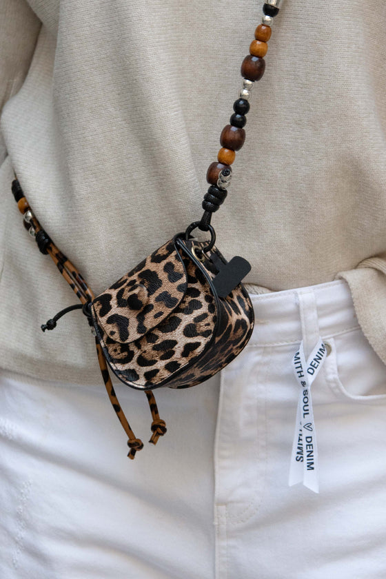 Manjša Torba leopard potisk