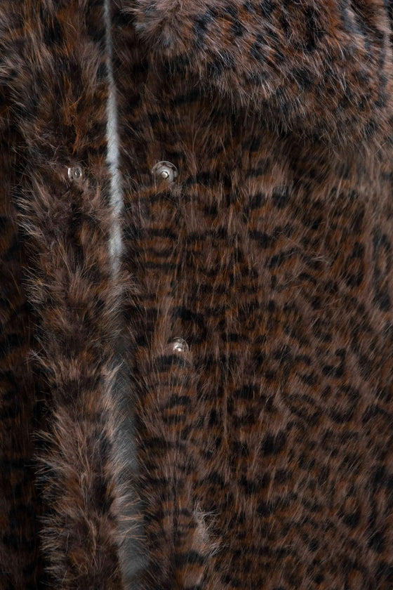 Dolg Plašč iz umetnega krzna